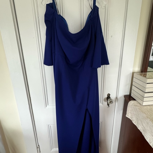 ABS by Allen Schwartz royal blue gown. - Picture 6 of 6
